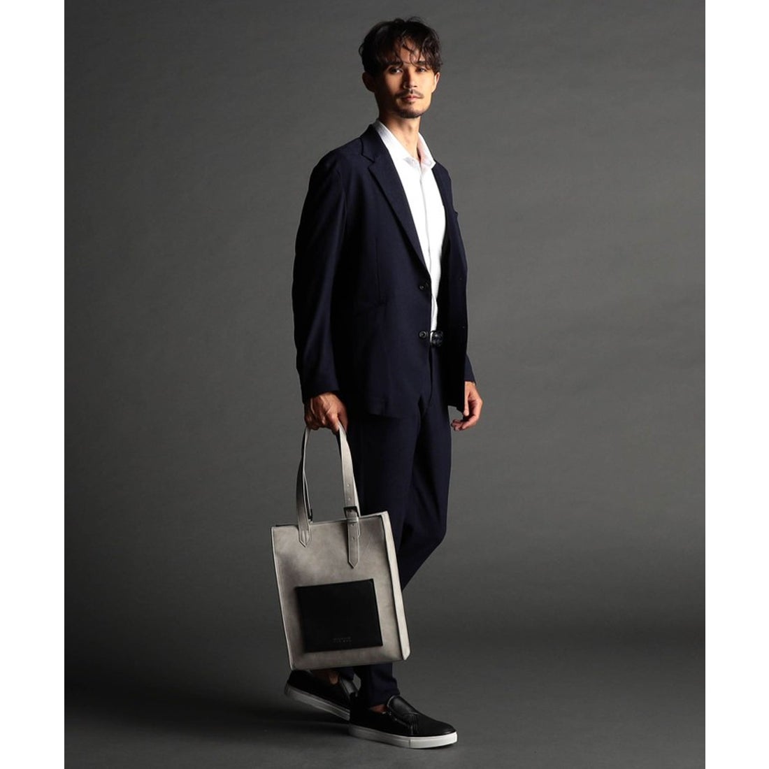 ニコルクラブフォーメン NICOLE CLUB FOR MEN デザインハンドルトート 