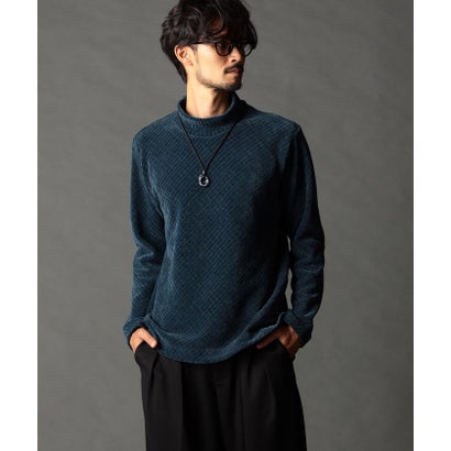 ニコルクラブフォーメン NICOLE CLUB FOR MEN モールバイヤス モックネックプルオーバー （60ブルー）｜詳細画像