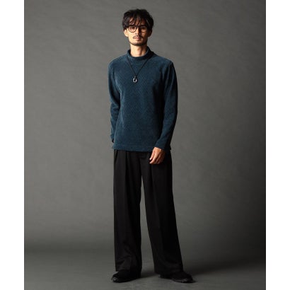 ニコルクラブフォーメン NICOLE CLUB FOR MEN モールバイヤス モックネックプルオーバー （49ブラック）｜詳細画像
