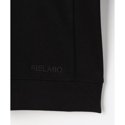 【RIELABO】ストライプポンチクルーネックプルオーバー （49ブラック）｜詳細画像