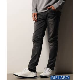 【RIELABO】ニットライクドビーストレッチデニムパンツ （49ブラック）