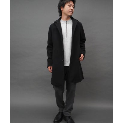 【WEB限定】アラカルトハイブリットメルトン スタンドコート （49ブラック）｜詳細画像