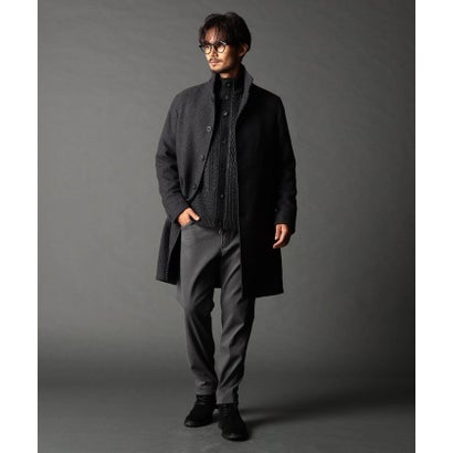 【WEB限定】アラカルトハイブリットメルトン スタンドコート （49ブラック）｜詳細画像