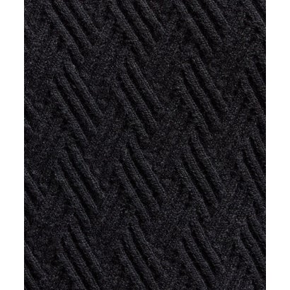 【HIDEAWAYS BLACK】バスケットジャカードタートルネックニット （49ブラック）｜詳細画像