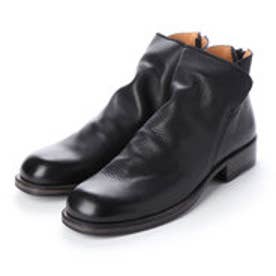 Nil admirari ニルアドミラリ　サイドジップ　レザーブーツ　日本製 ニル アドミラリ nil admirari Back Zip Boots WP （ブラック
