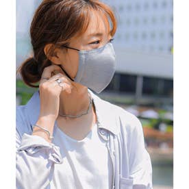 ヒアルロン酸 × コラーゲン 潤い美容 日本製 抗菌 マスク【返品不可商品】 （グレー）