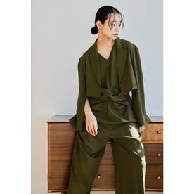 ニアナ niana プラクティカルショートジャケットセットアップ 2点