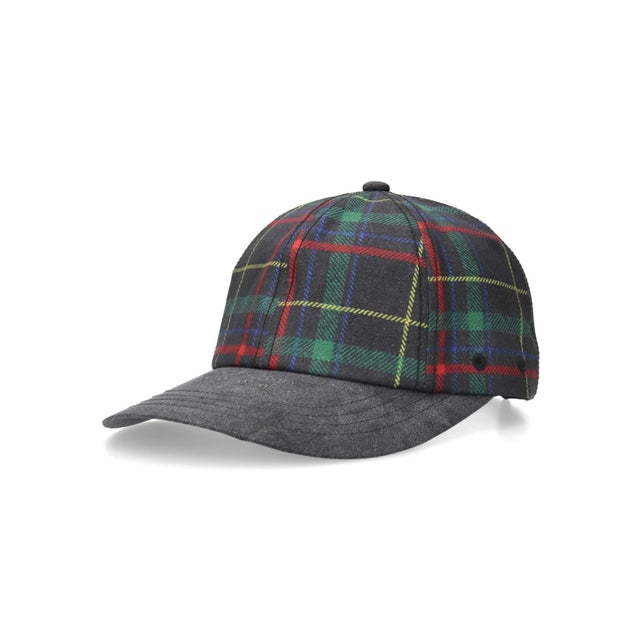 WR PE-POPLIN PRINT 6P CAP / （BLACK CHECK (01)）