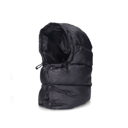 nine by four  WR INSULATION HOOD WARMER / ナインバイフォー （BLACK (01)）｜詳細画像
