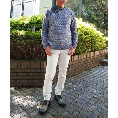 アラカルト裏起毛スリムストレートパンツ （67ネイビー）｜詳細画像