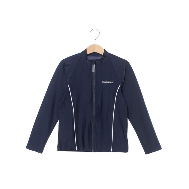 キッズ 長袖フルジップラッシュガード （NWT）