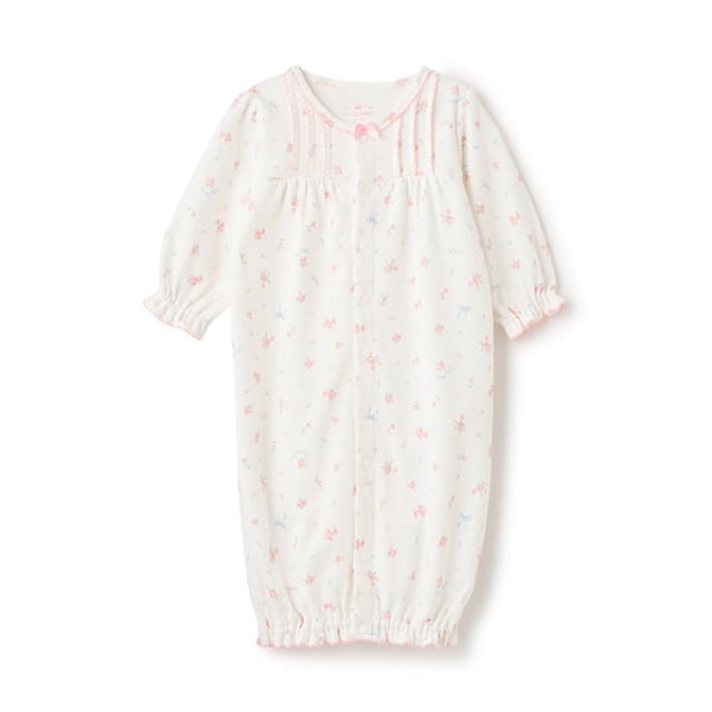 小花柄 2wayオール【返品不可商品】 （オフ ホワイト）