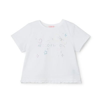 キラキラモチーフロゴ 半袖Tシャツ （オフ ホワイト）｜詳細画像