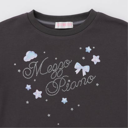 シャギーチェックシャツ＆長袖Tシャツセット （オフ ホワイト）｜詳細画像