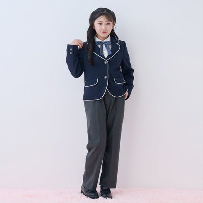 メゾピアノジュニア mezzo piano junior ロングパンツ （グレー）｜詳細画像