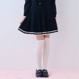 ニットプリーツスカート♪ （黒）