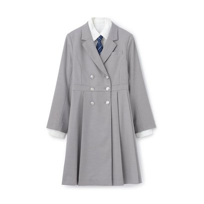 ポンポネットジュニア pom ponette junior 【卒服】【4点セット】ジャケットワンピースコーデセット （グレー）｜詳細画像