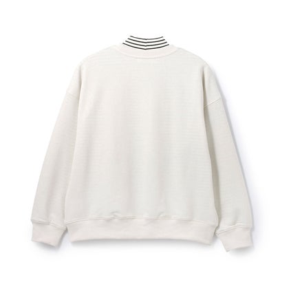 ポンポネットジュニア pom ponette junior レースワッペンラメ裏毛プルオーバー×タートルTシャツセット （アイボリー）｜詳細画像