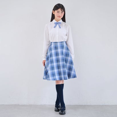 【卒服】【シワになりにくい】丸襟シャツ （白）｜詳細画像