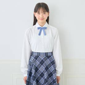 【卒服】【シワになりにくい】丸襟シャツ （白）