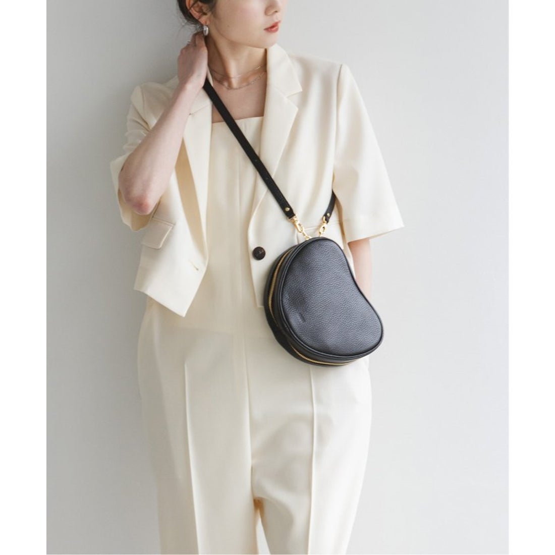 ノーブル NOBLE ch!iii/チー Leather Heart Shoulder （ブラック 