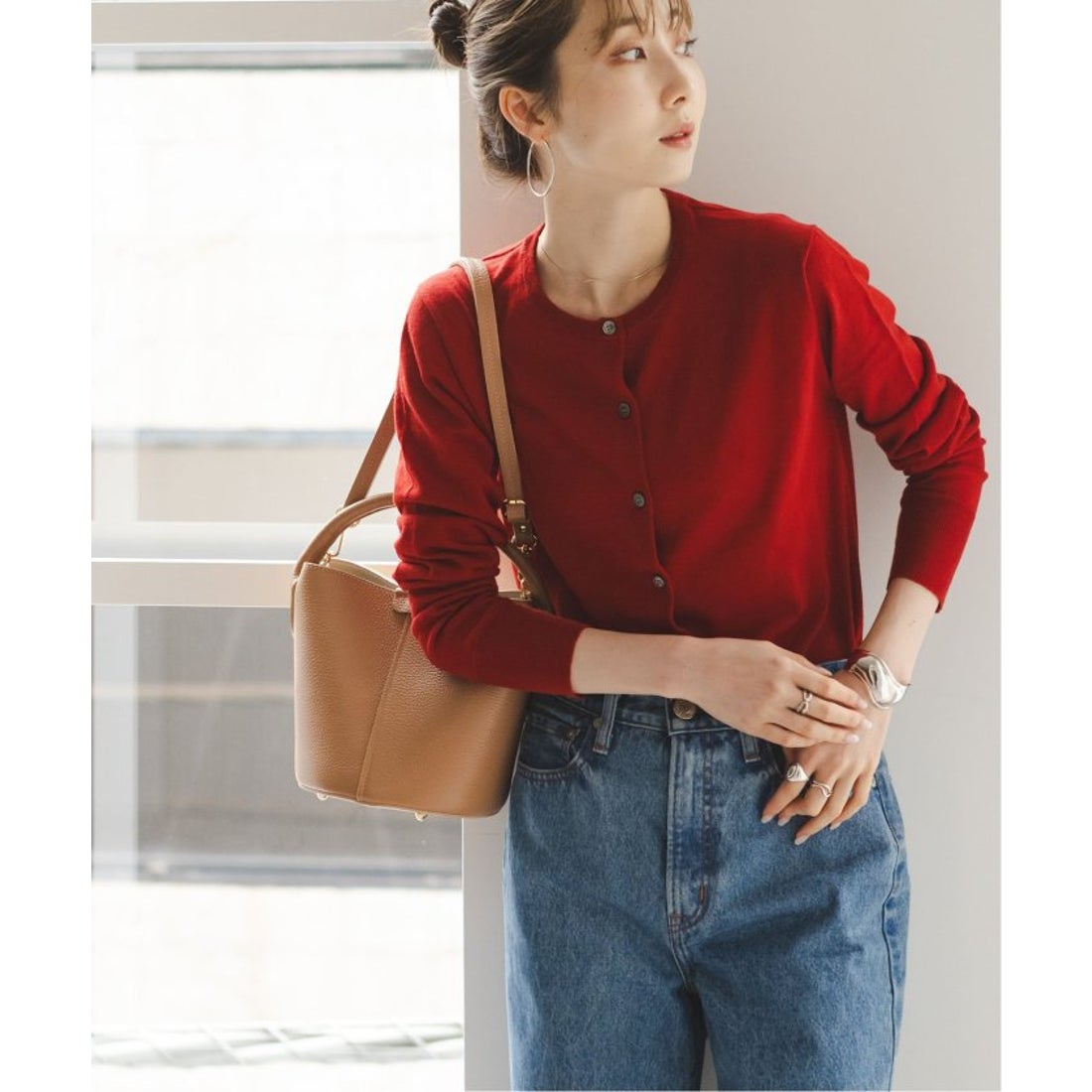 ノーブル NOBLE 《WEB限定》MILOS/ミロス ステッチワンハンドルバッグ 