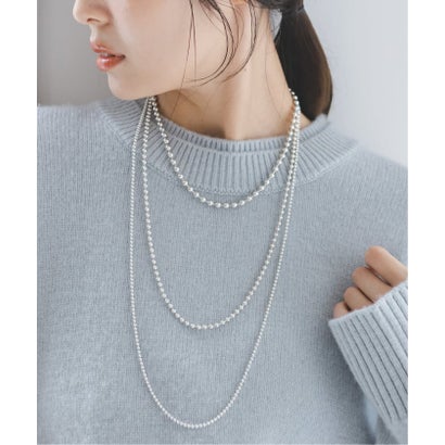 《WEB限定追加予約3》in mood/インムード MULTIBALL CHAIN-necklace （シルバー）｜詳細画像
