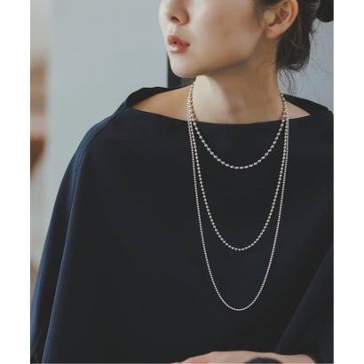 《WEB限定追加予約3》in mood/インムード MULTIBALL CHAIN-necklace （シルバー）｜詳細画像