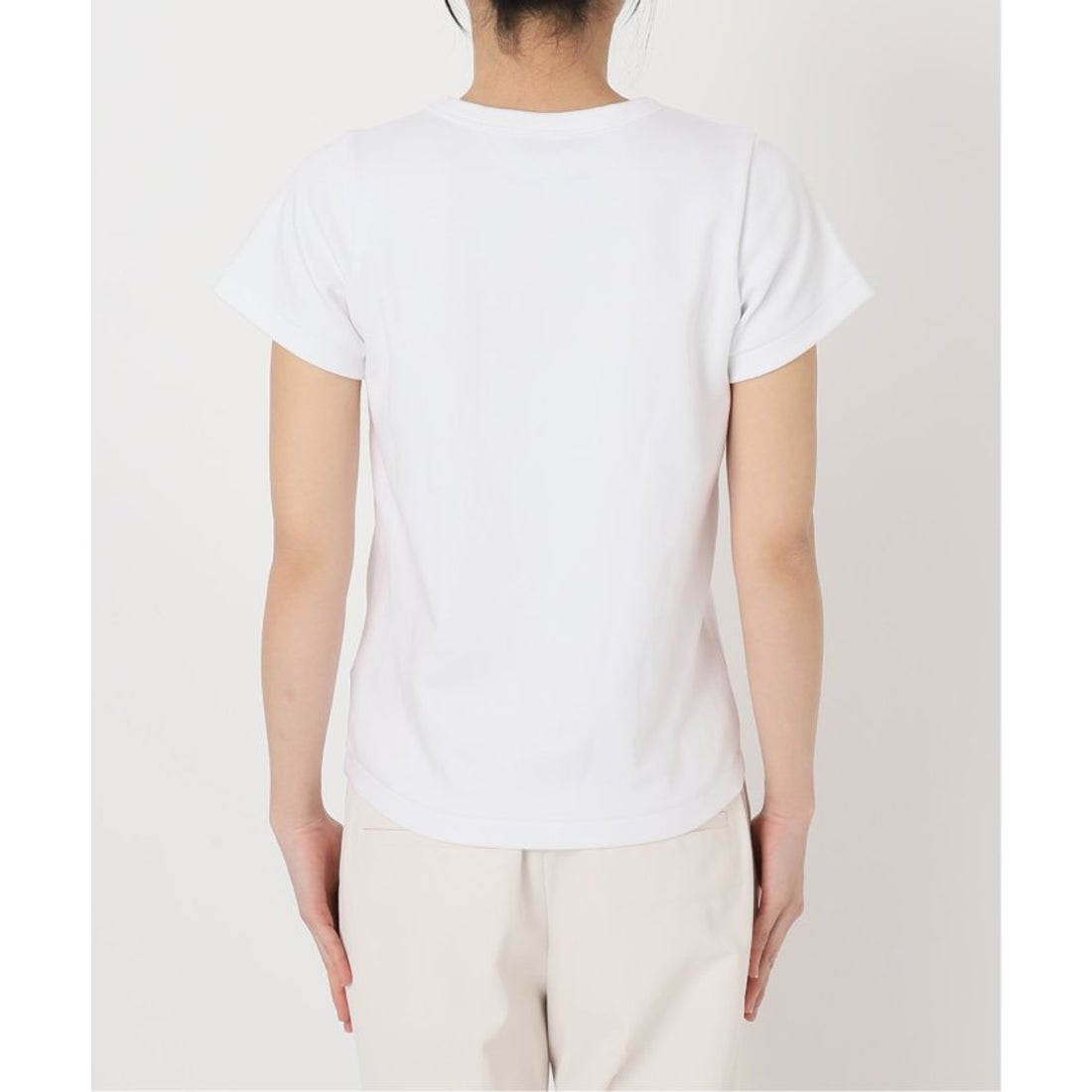 ノーブル NOBLE スビンコットンスムースコンパクトTシャツ （ピンク