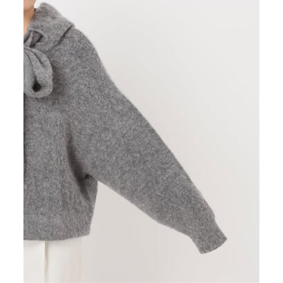 ノーブル NOBLE 《予約》CLOSED/クローズド Hoodie with bow tie （グレー）｜詳細画像