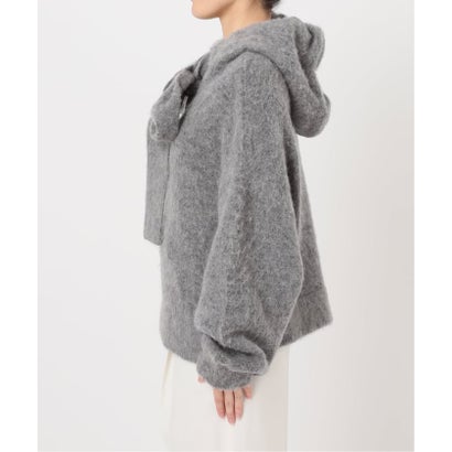 ノーブル NOBLE 《予約》CLOSED/クローズド Hoodie with bow tie （グレー）｜詳細画像