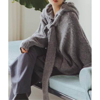 ノーブル NOBLE 《予約》CLOSED/クローズド Hoodie with bow tie （グレー）｜詳細画像