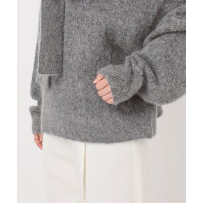 ノーブル NOBLE 《予約》CLOSED/クローズド Hoodie with bow tie （グレー）｜詳細画像