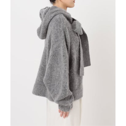 ノーブル NOBLE 《予約》CLOSED/クローズド Hoodie with bow tie （グレー）｜詳細画像