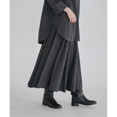 BY MALENE BIRGER/バイマレーネビルガー FLANNEL SK （グレー）｜詳細画像
