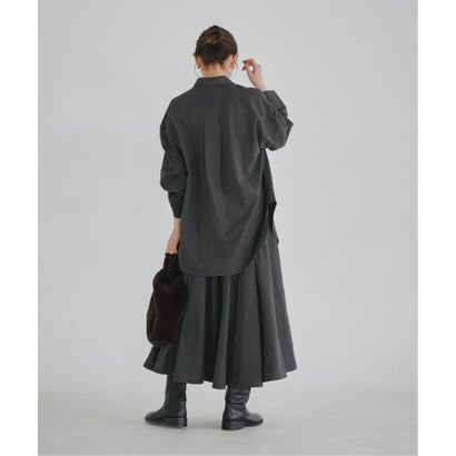 BY MALENE BIRGER/バイマレーネビルガー FLANNEL SK （グレー）｜詳細画像