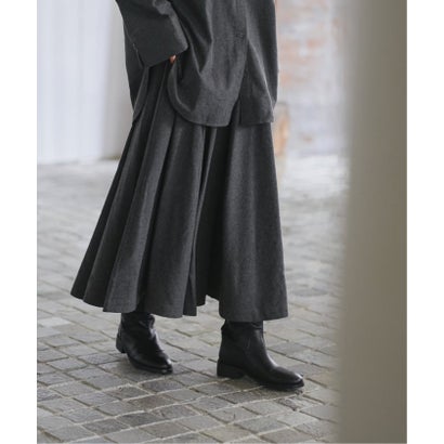 BY MALENE BIRGER/バイマレーネビルガー FLANNEL SK （グレー）｜詳細画像