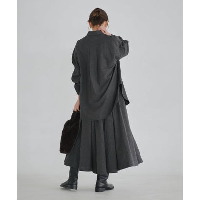 BY MALENE BIRGER/バイマレーネビルガー FLANNEL SK （グレー）｜詳細画像