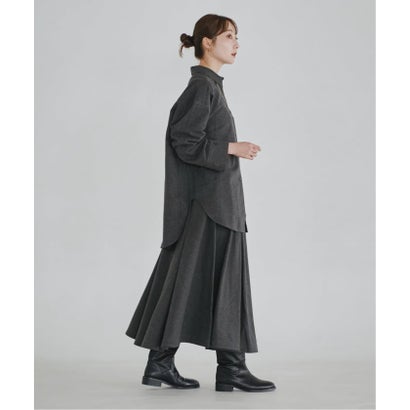 BY MALENE BIRGER/バイマレーネビルガー FLANNEL SK （グレー）｜詳細画像
