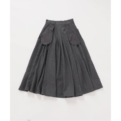 BY MALENE BIRGER/バイマレーネビルガー FLANNEL SK （グレー）｜詳細画像