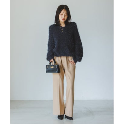 《予約・NOBLE別注》TRICOTS JEAN MARC/トリコットジーンマルク フーディーニット（ネイビー）｜詳細画像
