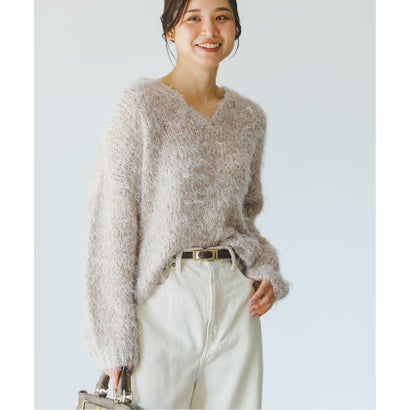 《予約・NOBLE別注》TRICOTS JEAN MARC/トリコットジーンマルク フーディーニット（ネイビー）｜詳細画像