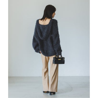 《予約・NOBLE別注》TRICOTS JEAN MARC/トリコットジーンマルク フーディーニット（ベージュ）｜詳細画像