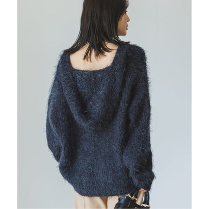 《予約・NOBLE別注》TRICOTS JEAN MARC/トリコットジーンマルク フーディーニット（ベージュ）｜詳細画像