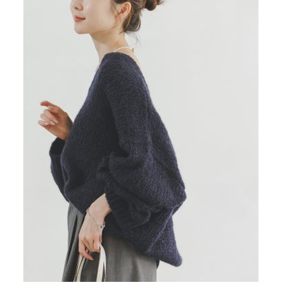 《WEB限定追加予約・別注》TRICOTS JEAN MARC 2WAYボリュームニット （ホワイト）｜詳細画像