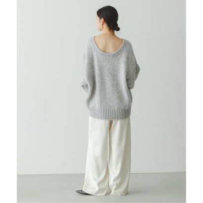 《WEB限定追加予約・別注》TRICOTS JEAN MARC 2WAYボリュームニット （ホワイト）｜詳細画像