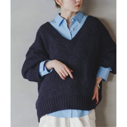 《WEB限定追加予約・別注》TRICOTS JEAN MARC 2WAYボリュームニット （ピンク）｜詳細画像