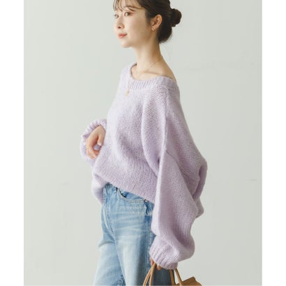 《WEB限定追加予約・別注》TRICOTS JEAN MARC 2WAYボリュームニット （ピンク）｜詳細画像