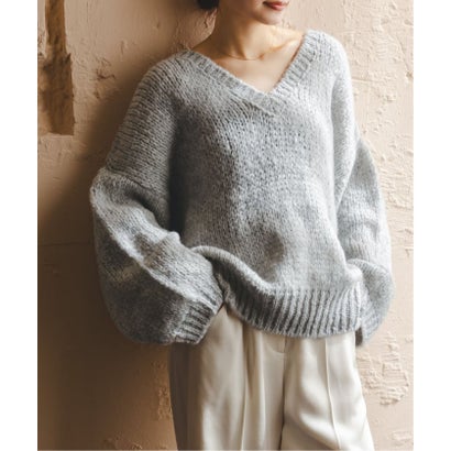 《WEB限定追加予約・別注》TRICOTS JEAN MARC 2WAYボリュームニット （ピンク）｜詳細画像