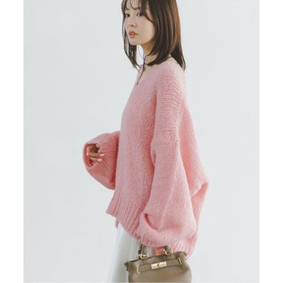 《WEB限定追加予約・別注》TRICOTS JEAN MARC 2WAYボリュームニット （ピンク）｜詳細画像